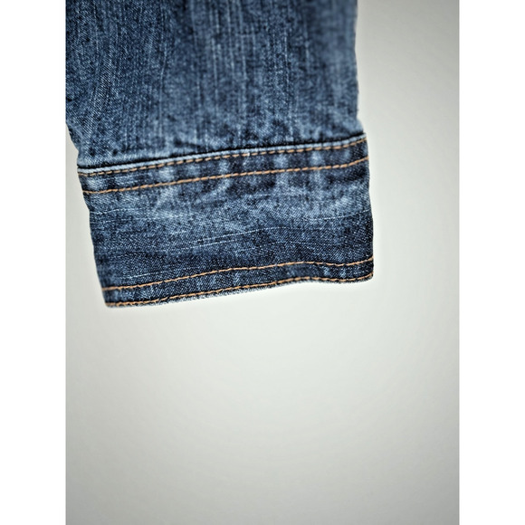 Vintage 90's BILL BLASS Jean Jacket Women's LARGE Medium Denim Wash #0098 - Picture 7 of 11